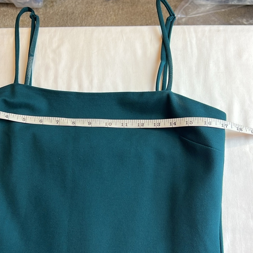 NWT’S Lulus Emerald Green Bodycon Midi Holliday festival, festive Dress SZ XL - Picture 10 of 15